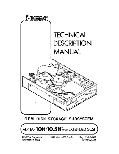 00701300-000_IOMEGA_Alpha_10H_Technical_Description_Manual_Nov84