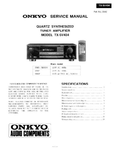 Onkyo TX-SV434 SM