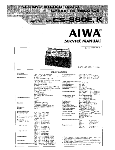 hfe_aiwa_cs-880_service