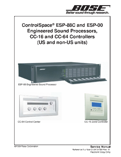 Bose_ControlSpace_ESP-88C_ESP-00_Sound-Processors_CC-16_CC-64