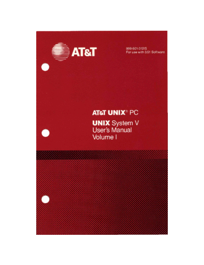 999-801-312IS_ATT_UNIX_PC_System_V_Users_Manual_Volume_1