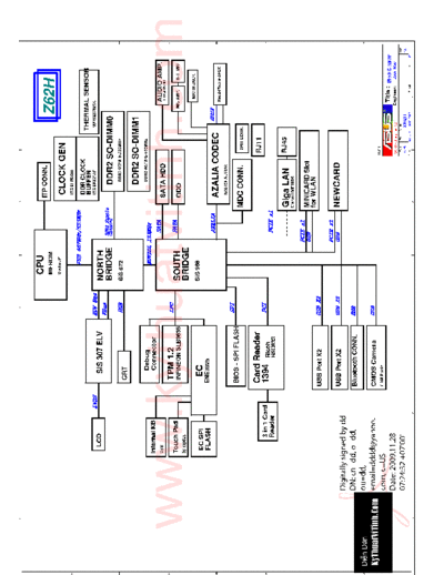 Asus Z62H schematics