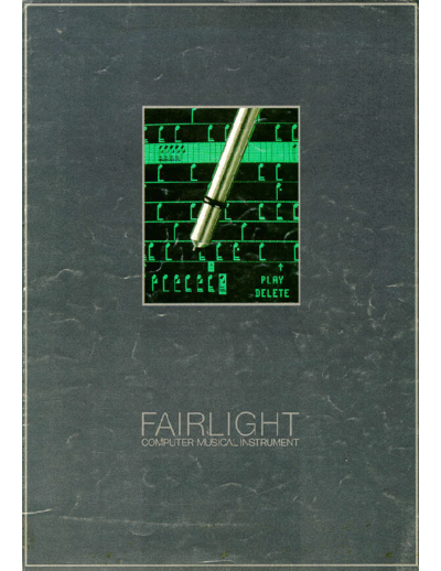 Fairlight CMI IIx Service Manual