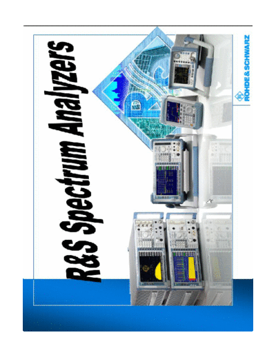 Rohde&Schwarz Spectrum Analyser Catalog (2005)