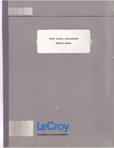 LeCroy_9450A_Service_Manual