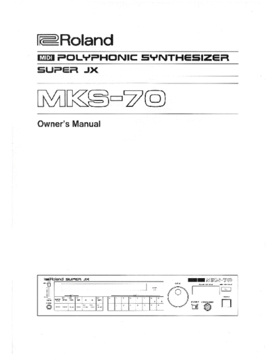 roland mks 70 service manual