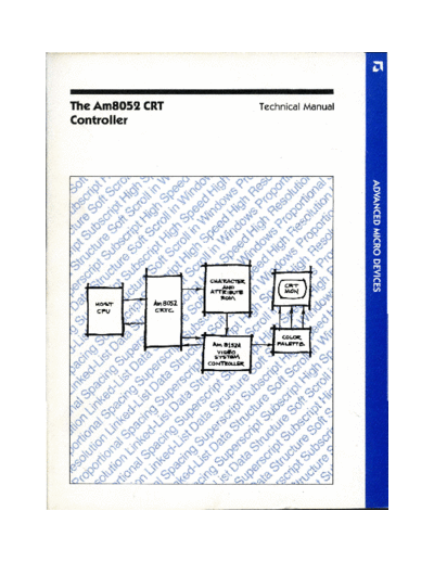 Am8052_CRT_Controller_Technical_Manual_1986