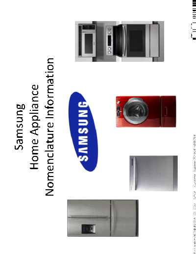 Smsung - Home Appliance  Nomenclature -Rev07-02-2010 