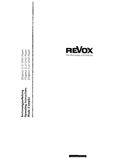 Revox-S-27-Owners-Manual
