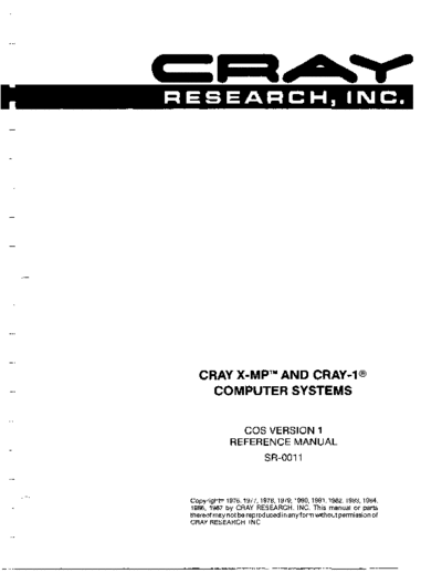 SR-0011-O-CRAY_XMP_and_CRAY_1_Computer_Systems-COS_Version_1_Reference_Manual-May_1987.OCR