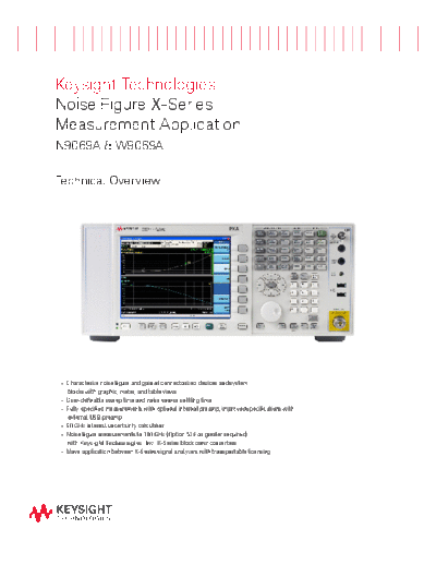 5989-6536EN N9069A & W9069A Noise Figure X-Series Measurement Application - Technical Overview c20140801 [20]