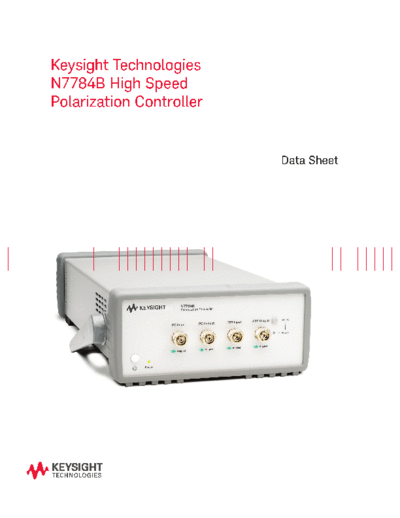 5989-8113EN N7784B High Speed Polarization Controller - Data Sheet c20140507 [6]