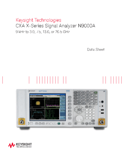 5990-4327EN N9000A CXA X-Series Signal Analyzer - Data Sheet c20141111 [19]