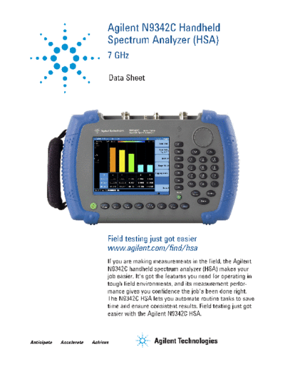 5990-5587EN N9342C Handheld Spectrum Analyzer (HSA) 7 GHz - Data Sheet c20140519 [12]