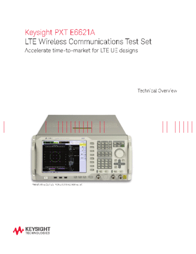 5990-6434EN PXT E6621A LTE Wireless Communications Test Set - Technical Overview c20140725 [17]