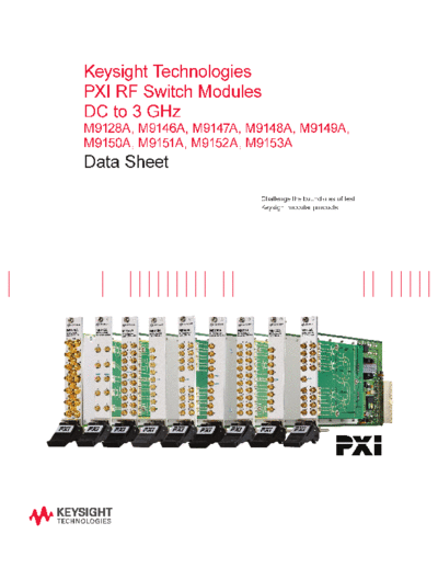 5990-6585EN PXI RF Switch Modules DC to 3 GHz - Data Sheet c20140505 [27]