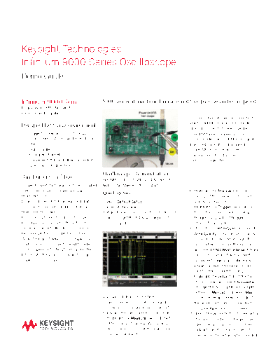 5990-3773EN Infiniium 9000 Series Oscilloscopes - Demo Guide c20140827 [2]