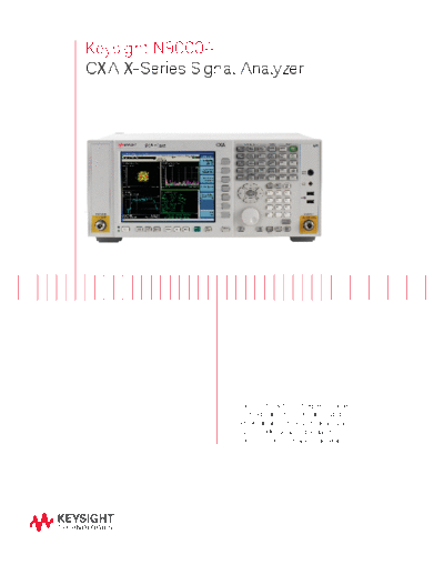 5990-3927EN N9000A CXA X-Series Signal Analyzer - Brochure c20140528 [8]