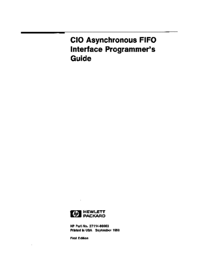 27114-90003_27114B_Asynchronous_FIFO_Interface_Programmers_Guide_Sep89