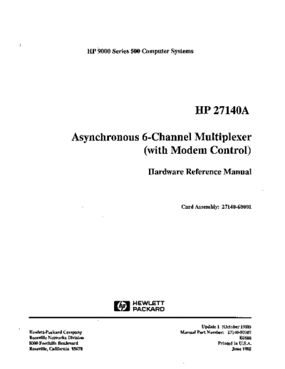 27140-90007_27140A_Async_6-Channel_Multiplexer_Hardware_Reference_Jun88