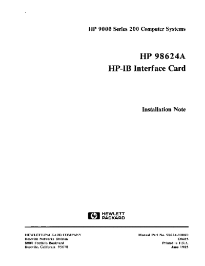 98624-90000_98624A_HP-IB_Interface_Installation_Jun85