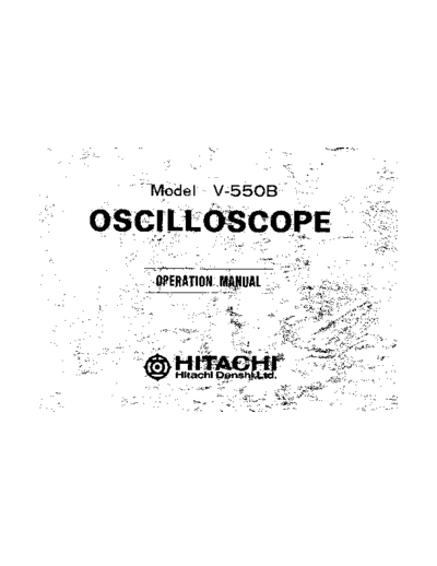 Hitachi_V550_Oscilloscope_Service_Manual-Hitachi_V550B_Operation_Manual