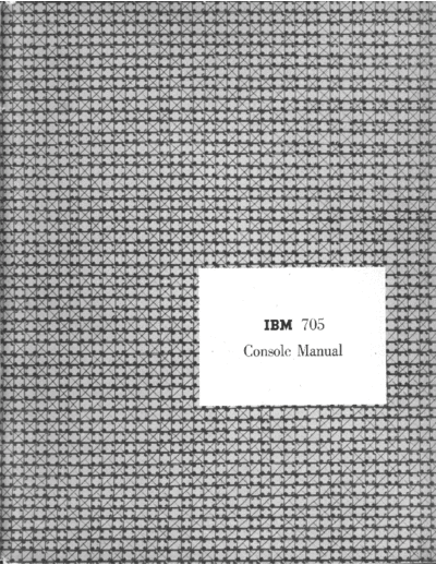 32-7077_IBM_705_Console_Manual