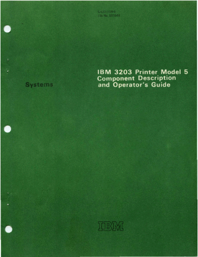 GA33-1529-0_3203_Printer_Model_5_Component_Description_Jan79