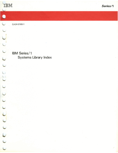 GA34-0160-1_Series_1_Systems_Library_Index_Jun83