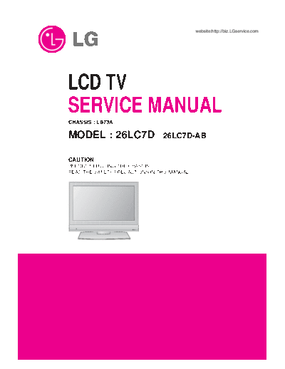 26LC7D Service Manual