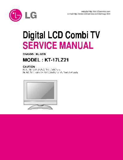 KT-17LZ21 Service Manual