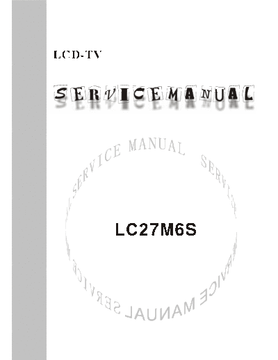 LC27M6S  service manual English