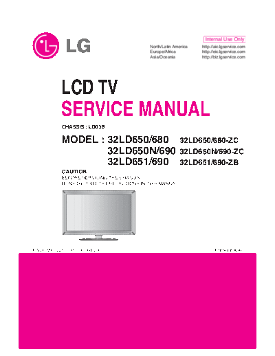 LG 32LD650_32LD651_32LD680_32LD690 LCD TV SM