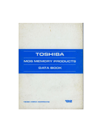 1982_Toshiba_MOS_Memory