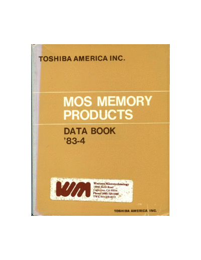 1983_Toshiba_MOS_Memory