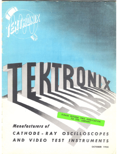 Tektronix_Catalog_1950