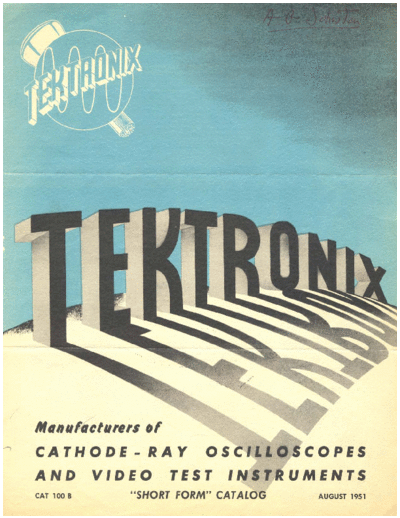 Tektronix_Catalog_1951SFAUG