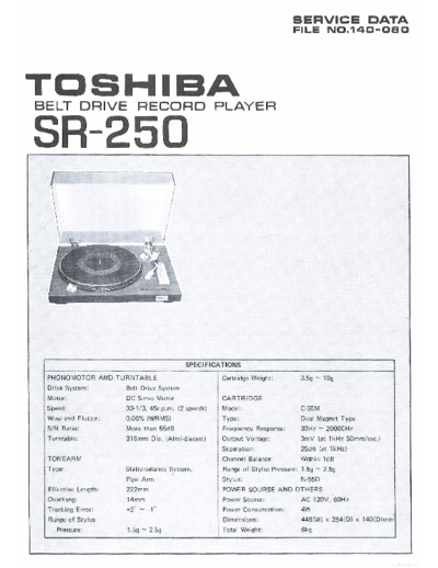 ve_toshiba_sr-250_service_data_en