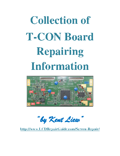 T-con+board+Repairing+information+Kent+Liew