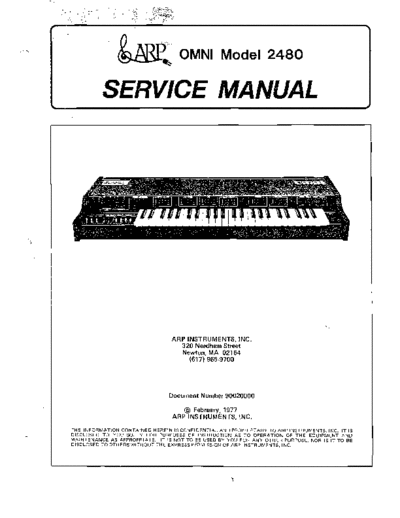 arp omni service manual