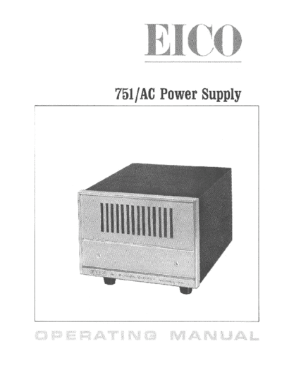 eico_model_751_ac_power_supply