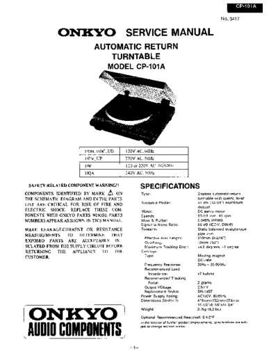 Onkyo-CP-101-A-Service-Manual