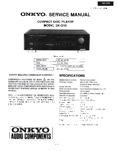 ONKYO+DXG-10