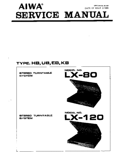 Aiwa-LX-80-Service-Manual