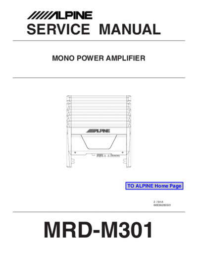 Alpine MRD-M301