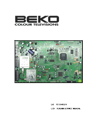 BEKO chassis L6E LCD