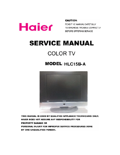 HAIER HLC15B-A tft