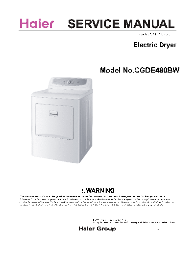HAIER_CGDE480BW_Dryer