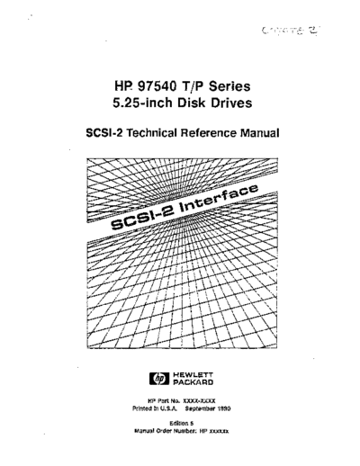97540_SCSI_Technical_Reference_Sep90