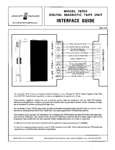 5952-5441_HP_7970E_Interface_Guide_May71